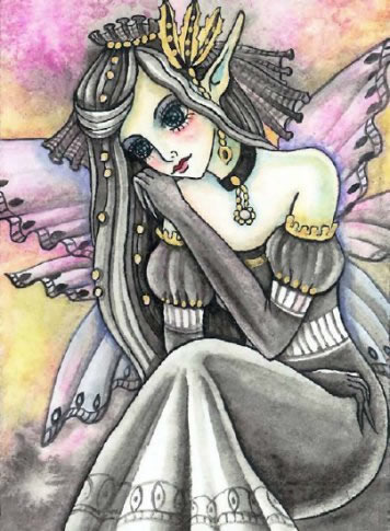 Diamond Painting Canvas - QS Princess in Black